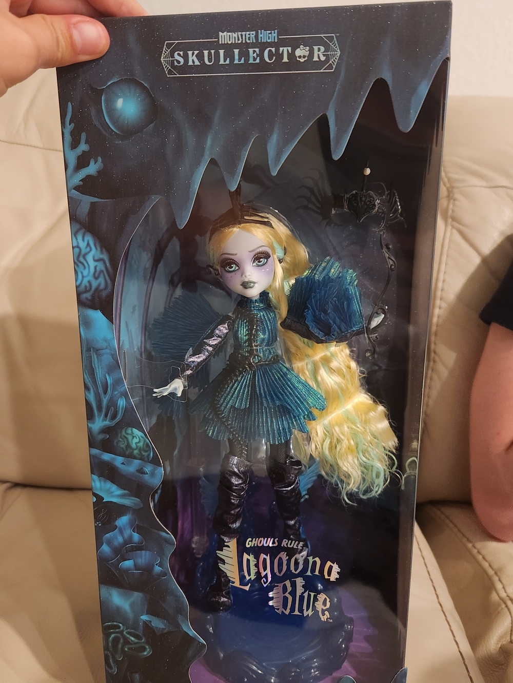 Monster High Skullector Lagoona Blue Doll - Teal & Blonde